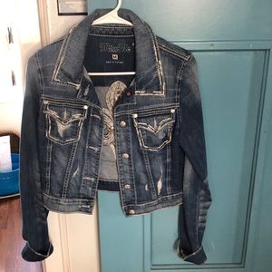Miss me jean jacket size medium